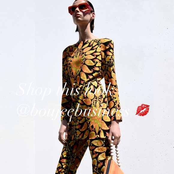 ZARA Printed Mini Dress - Picture 5 of 7